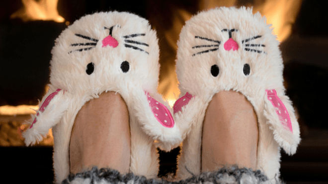 fuzzy warm slippers
